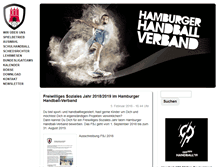 Tablet Screenshot of hamburgerhv.de